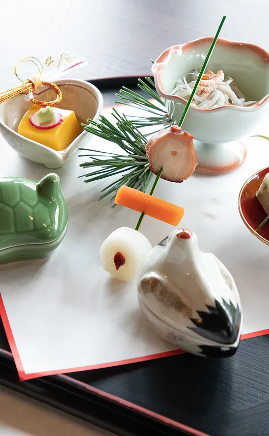 岸和田市指定有形文化財【五風荘】の料理写真